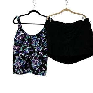 Beach Bell Womens Swim Set Women’s Size 18 Preowned Very Good Condition